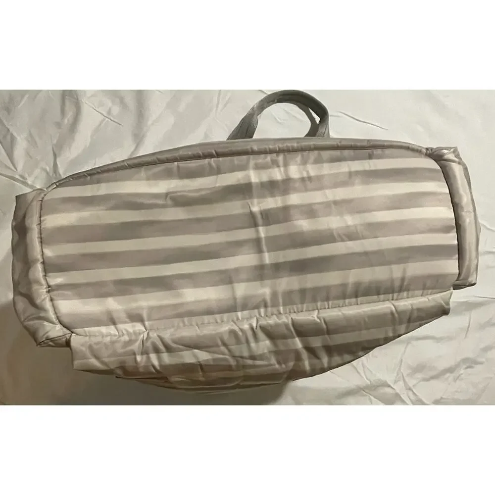 Skip Hop Riverside Ultra Light Baby Diaper Bag Satchel Grey, White & Tan – EUC